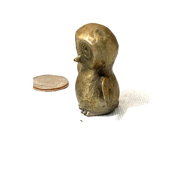 Vintage Hudson Pewter Miniature Owl with Open Wings Figurine. Very cute. - Picture 2 of 10